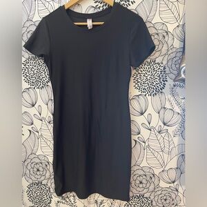 No Boundaries Black Short-Sleeve Mini Dress